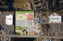 Rainier View Marketplace Site Map; an aerial view of the location with overlaid labels